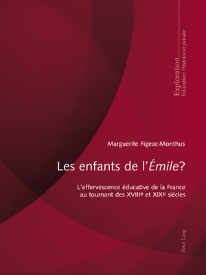 cover image of Les enfants de l'«Émile»?